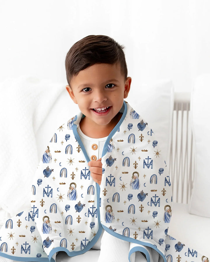 Little Ave Maria Bamboo Blanket