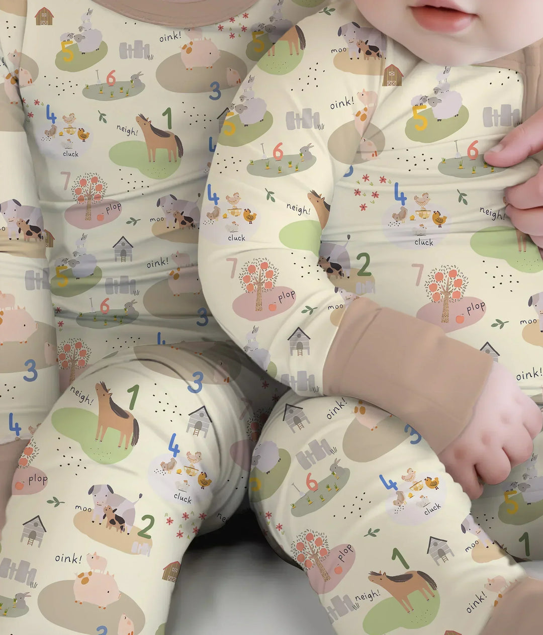 Farm Animal Counting Bamboo Convertible Zippy