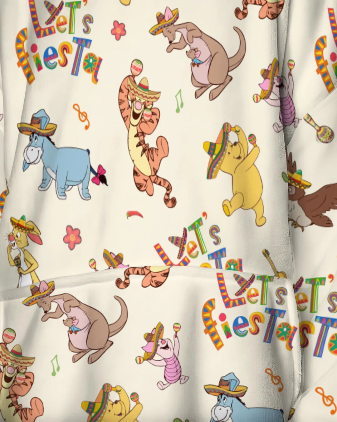 Let's Fiesta Wearable Bamboo Blanket Hoodie