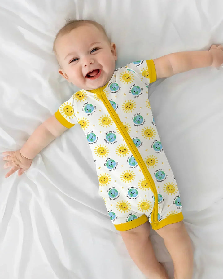 Matthew 5:14 Light of the World Bamboo Shorty Zippy