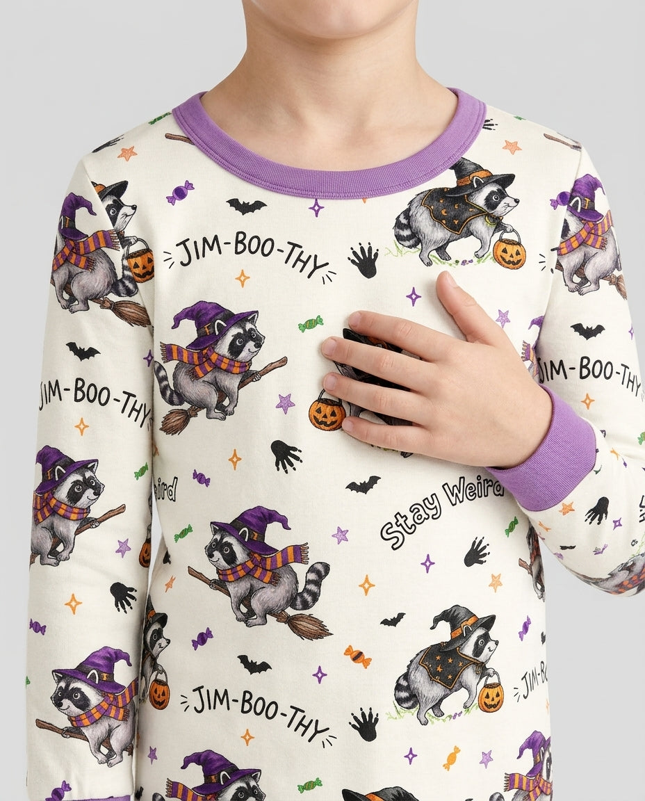 Amazing Jimboothy Bamboo Two Piece Long Sleeve Pajama Set