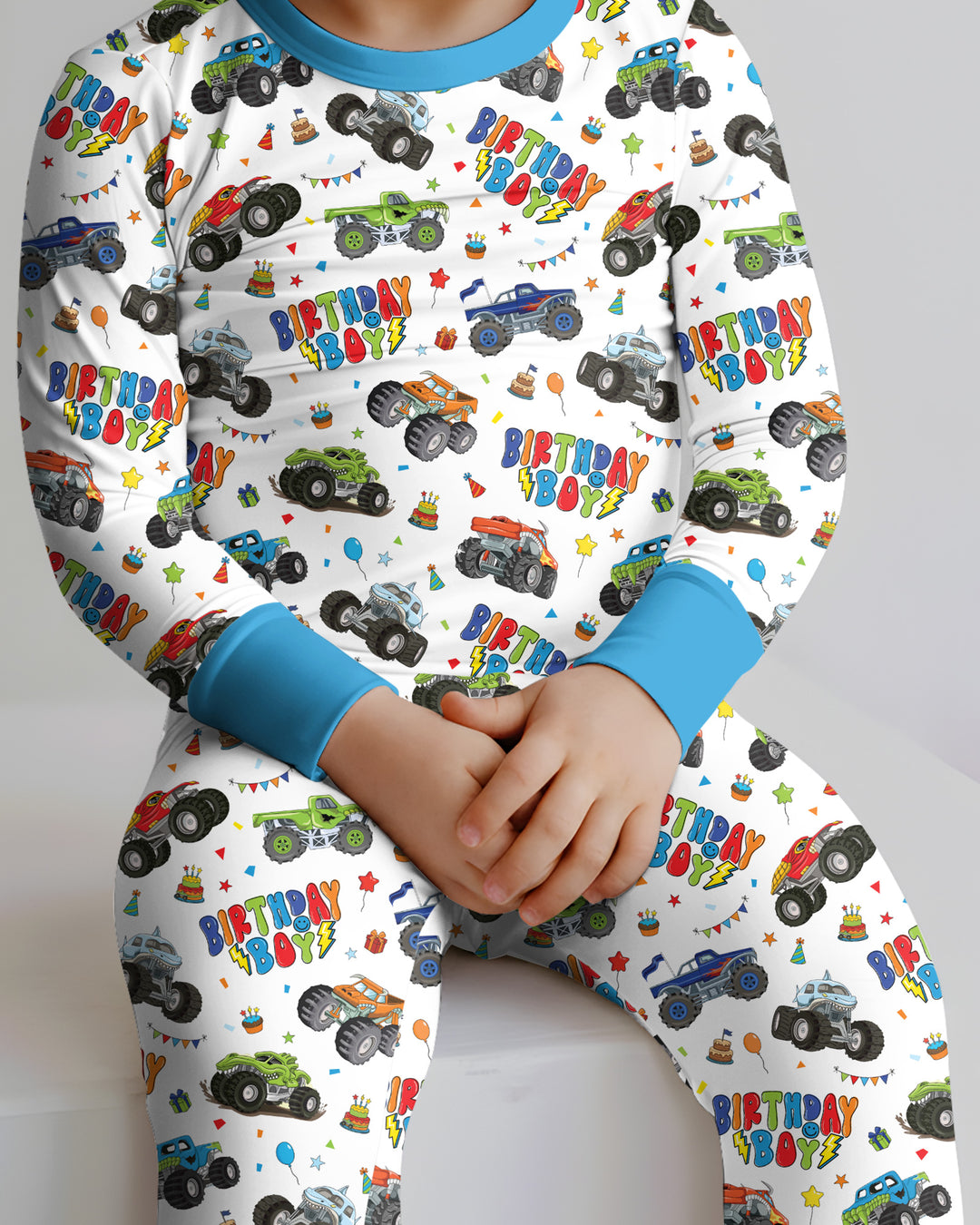 Template Bamboo Two Piece Long Sleeve Pyjamas Set