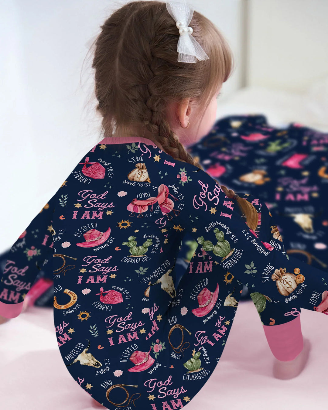 God Says I Am Western Faith Bamboo Convertible Zippy