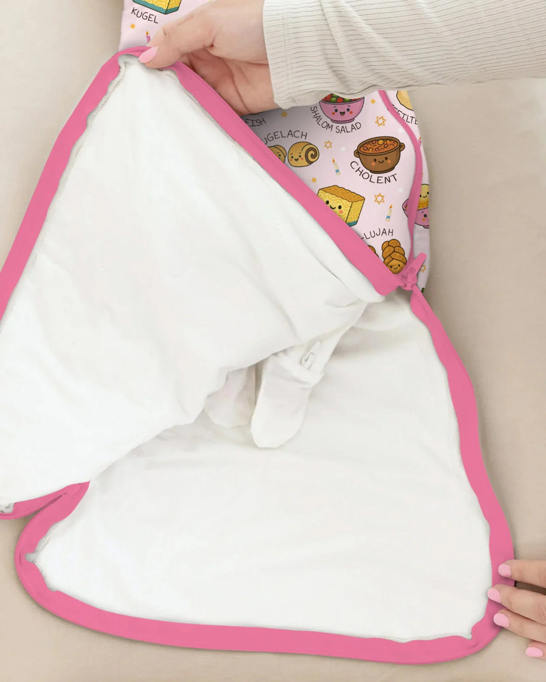 Shabbat Shalom Bamboo Sleep Bag