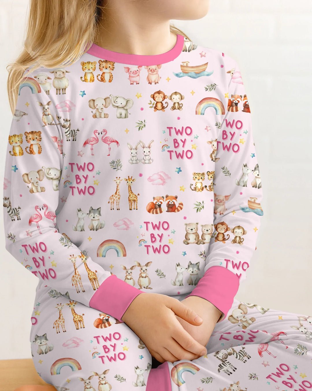 Two By Two Bamboo Two Piece Long Sleeve Pajama Set