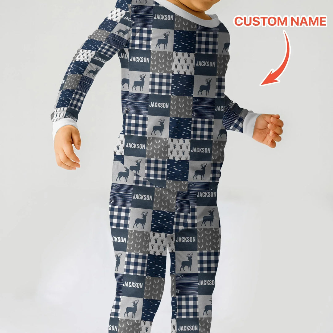 Dad’s Hunting Buddy Bamboo Two Piece Long Sleeve Pajama Set