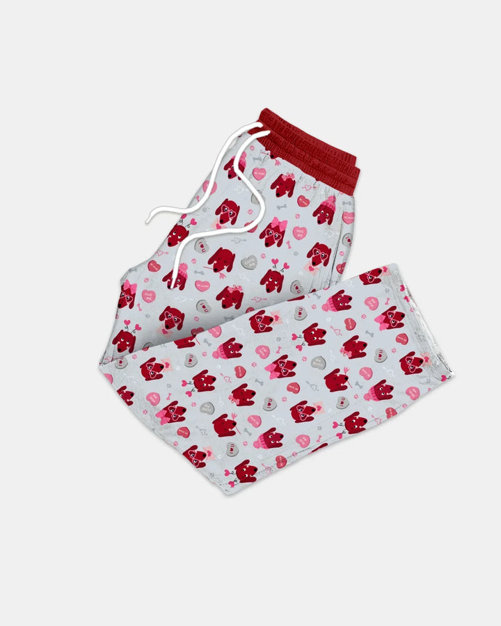 Dachshund Is My Valentine Bamboo Men's Pajama Set