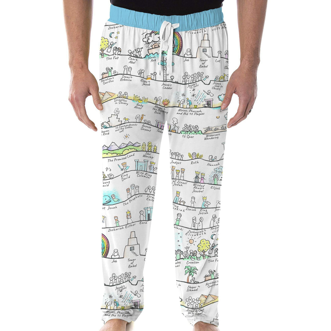 Bible Story Journey Family Matching Bamboo Men's Pajama Set