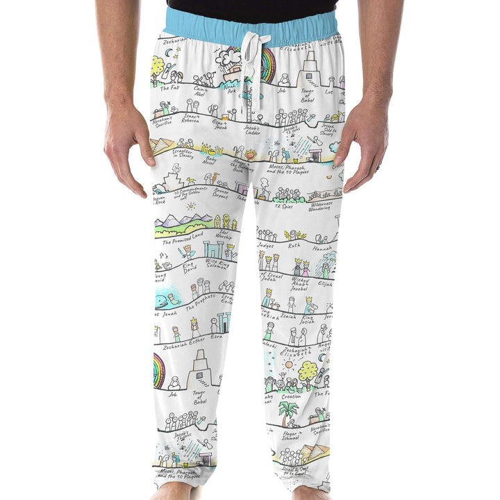 Bible Story Journey Family Matching Bamboo Men's Pajama Set
