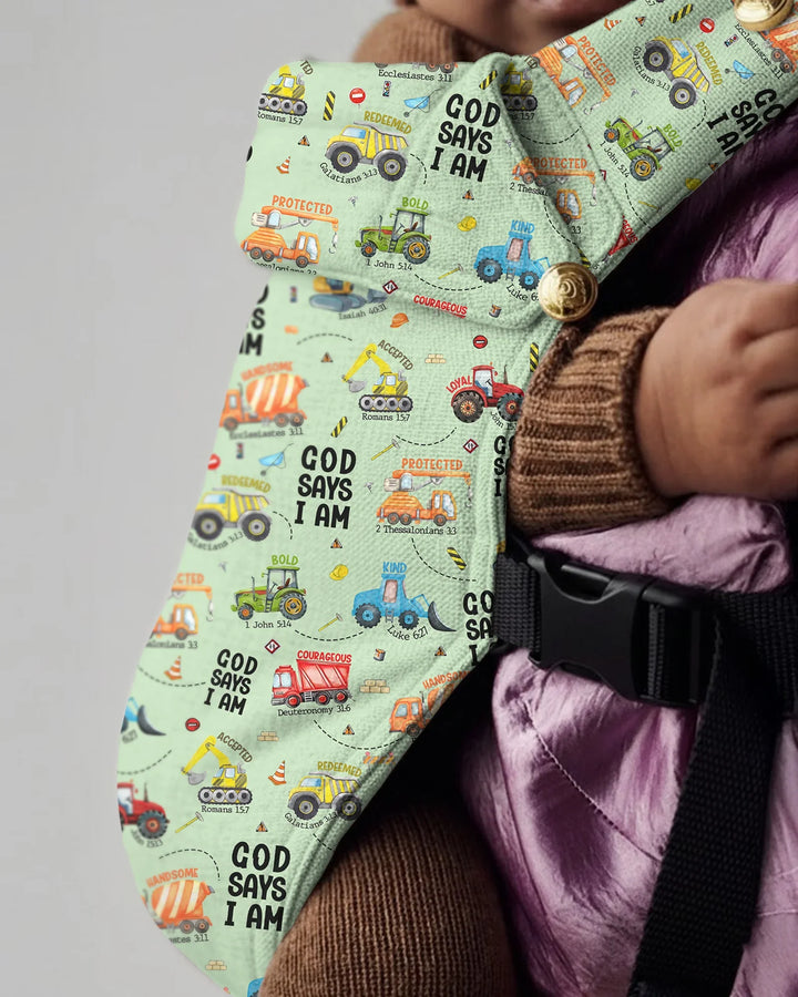 God Says I Am Construction Baby Carrier