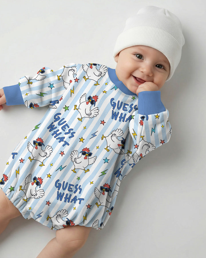 Guess What Chicken Butt! Bamboo Bubble Romper