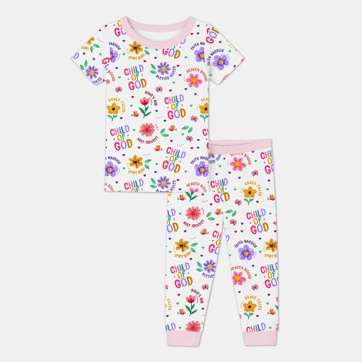 Child of God Bamboo Two Piece Short Sleeve Pajama Set