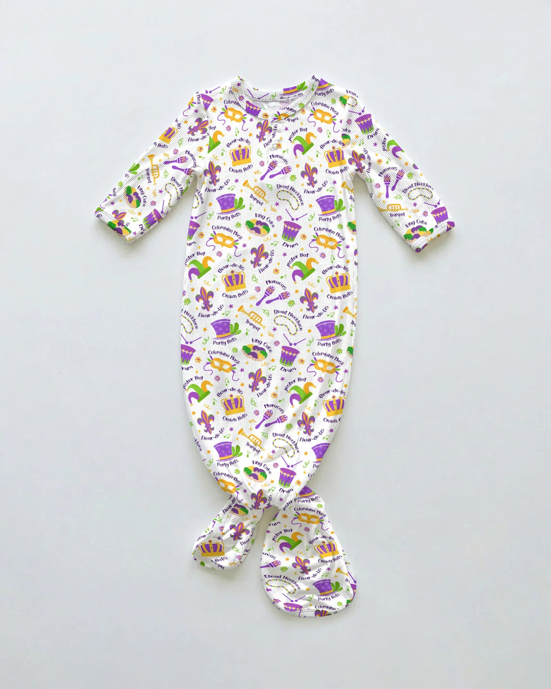 Mardi Gras Family Matching Bamboo Knot Gown