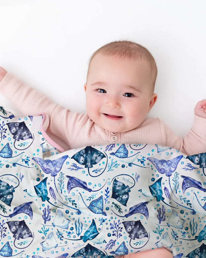 Ocean Dreams Drift Bamboo Blanket