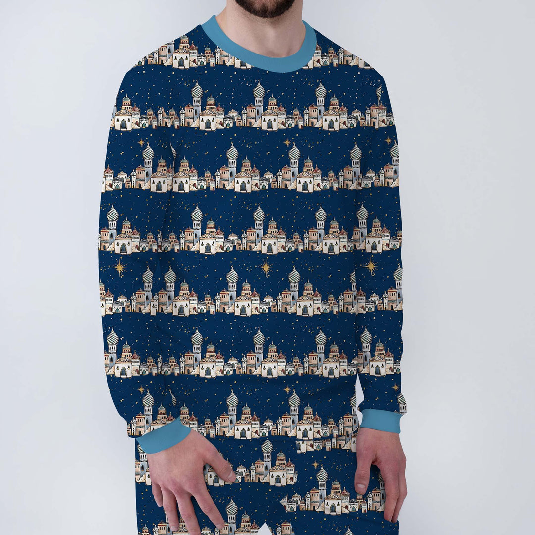 O Little Town of Bethlehem Bamboo Men's Pajama Set
