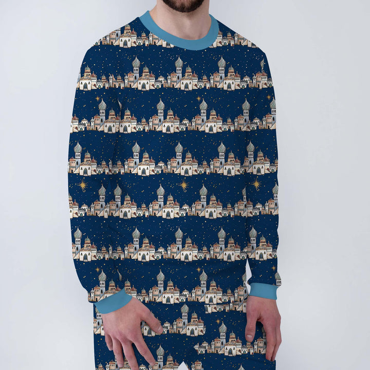 O Little Town of Bethlehem Bamboo Men's Pajama Set