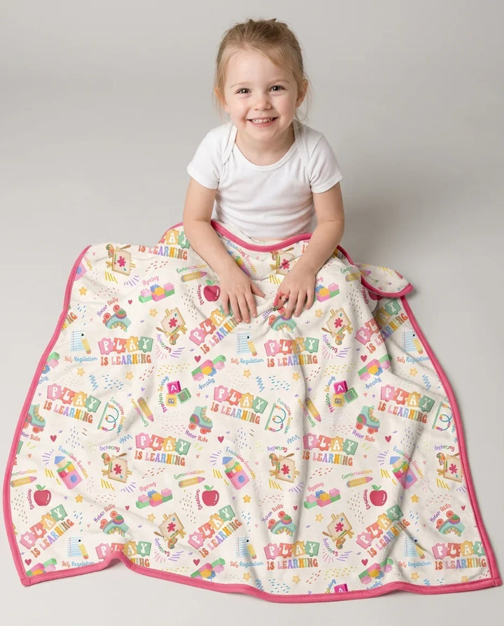 Play and Learn Bamboo Blanket