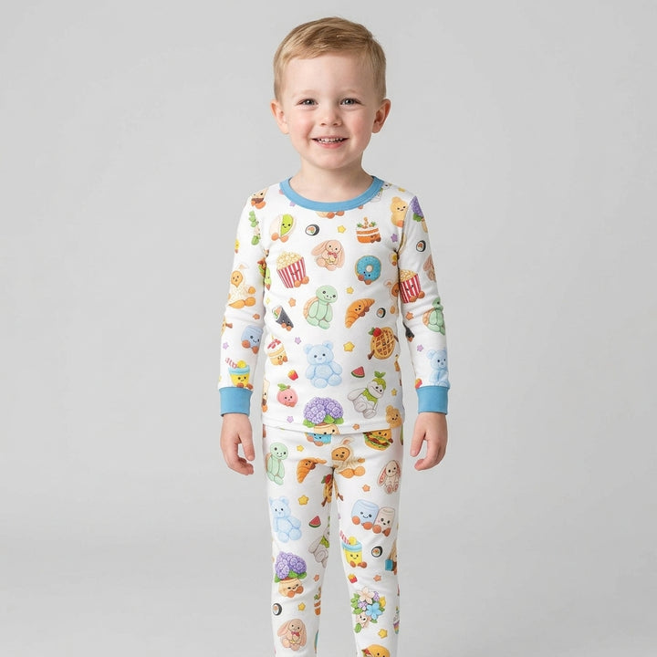 Kawaii Jellycat Bamboo Two Piece Long Sleeve Pajama Set