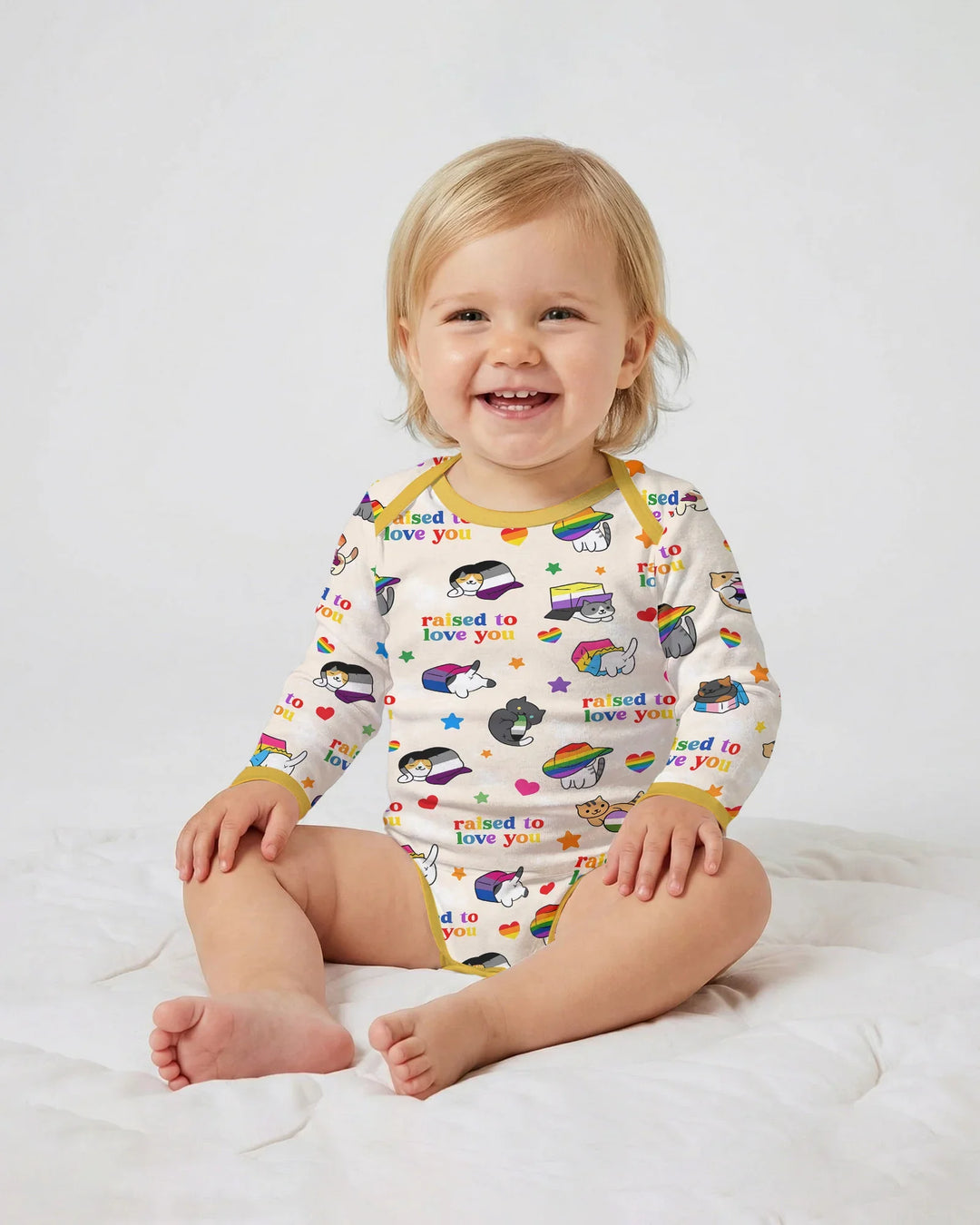 Rainbow Paws Family Matching Bamboo Bodysuit
