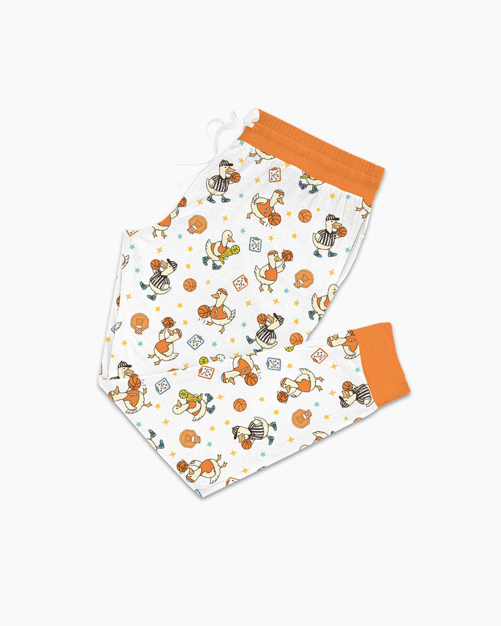 Silly Goose Playing Basketball Bamboo Women Pajama Set