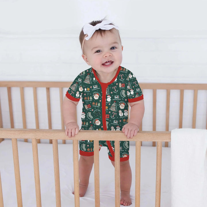 Christmas Things Bamboo Shorty Zippy