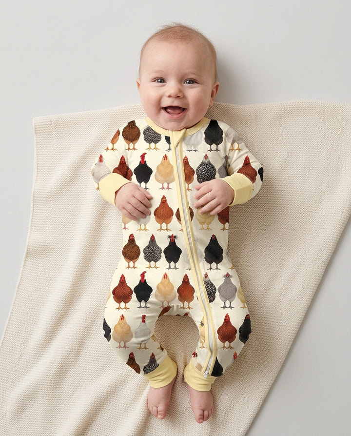 Cluckin' Cute Bamboo Convertible Zippy