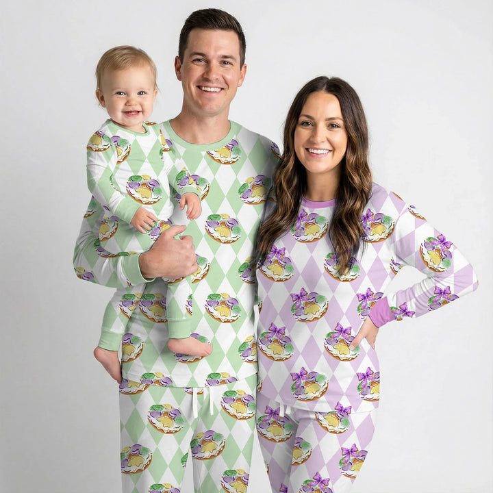 Mardi Gras Donut Bamboo Convertible Zippy