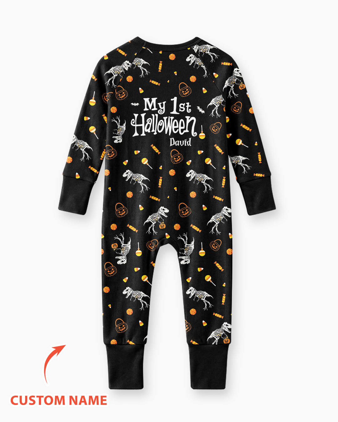 My First Halloween Dinosaur  Bamboo Convertible Zippy