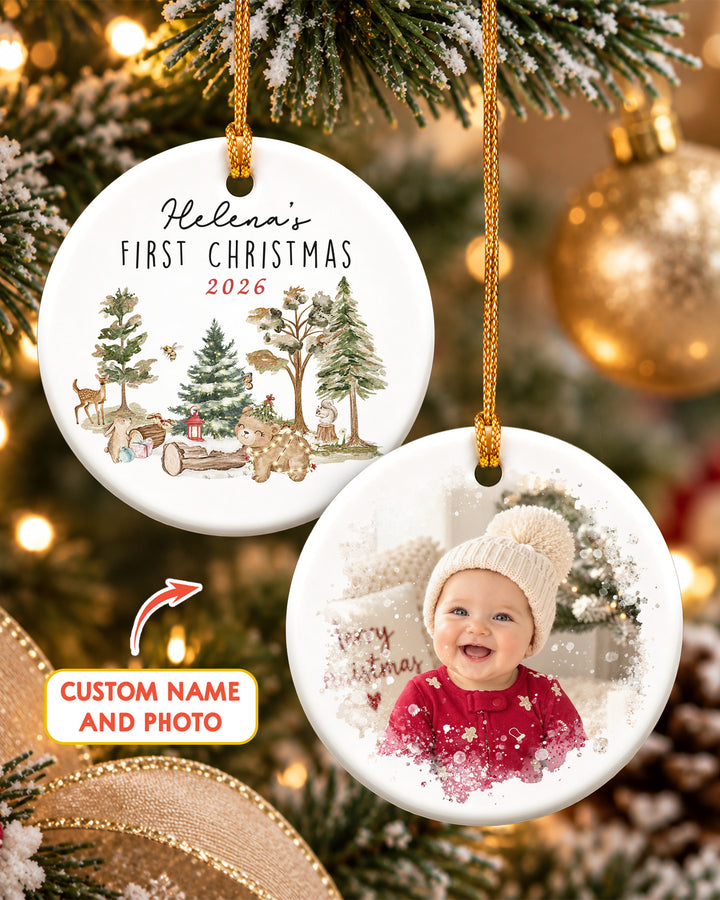 Baby's First Christmas Ceramic Ornament