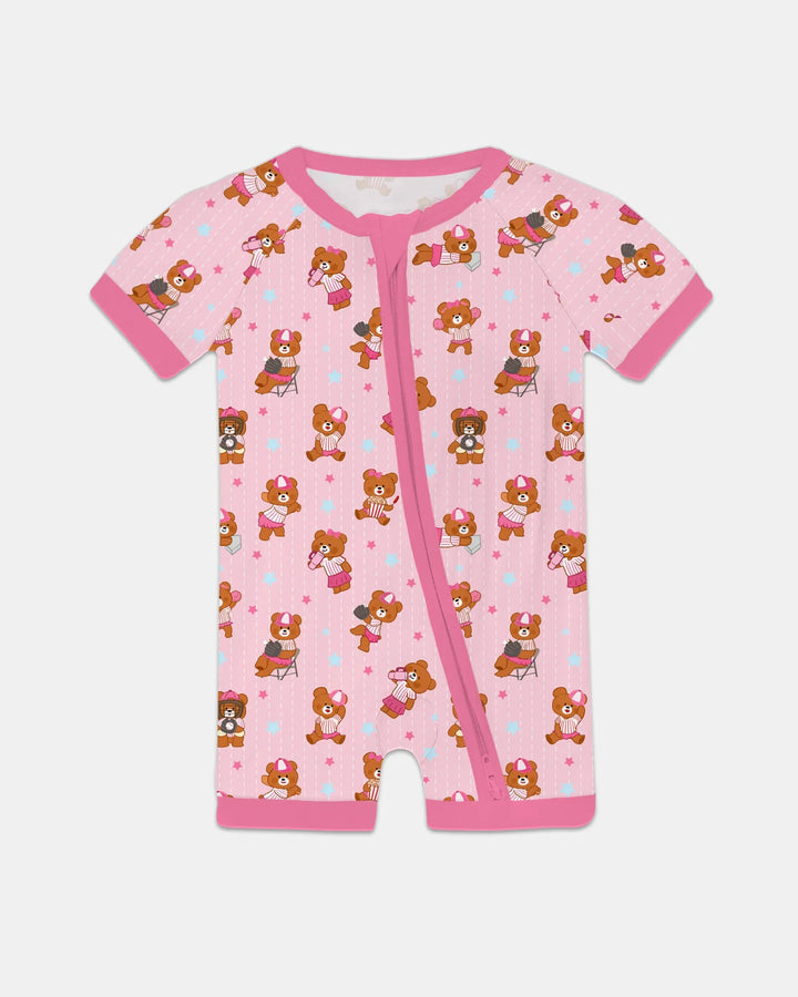 Born To Play Baseball Bamboo Shorty Zippy