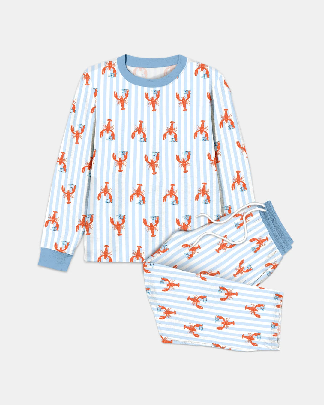 Crawfish Beer Season Bamboo Men's Pajama Set