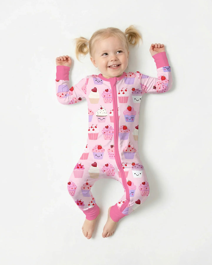 Valentine Emotional Cupcakes Bamboo Convertible Zippy