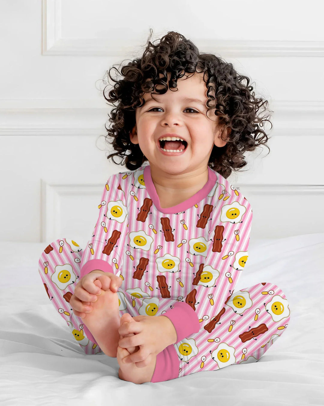 Breakfast Club Bamboo Two Piece Long Sleeve Pajama Set