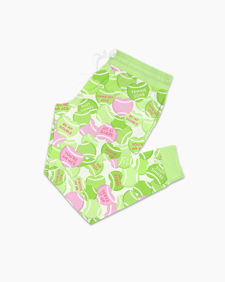 Tennis Candy Family Matching Bamboo Women Pajama Set