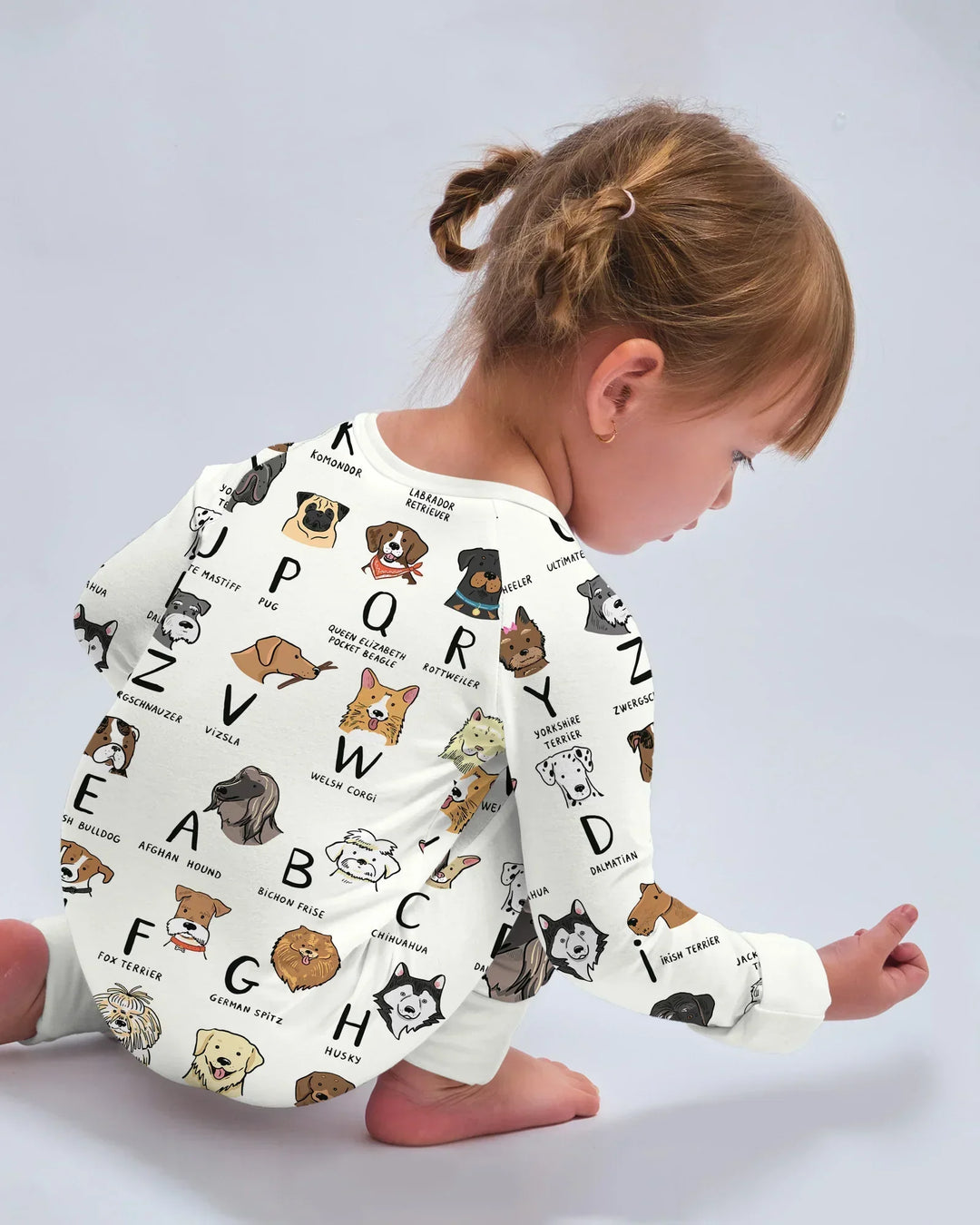 Funny Dogs Alphabet Bamboo Convertible Zippy