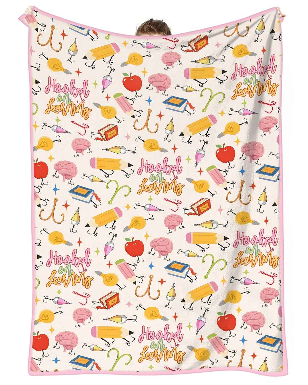 Hooked on Learning Bamboo Blanket