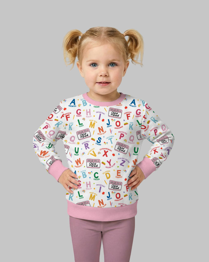 I'm A Child Of God ABCs Bamboo Crewneck Sweatshirt