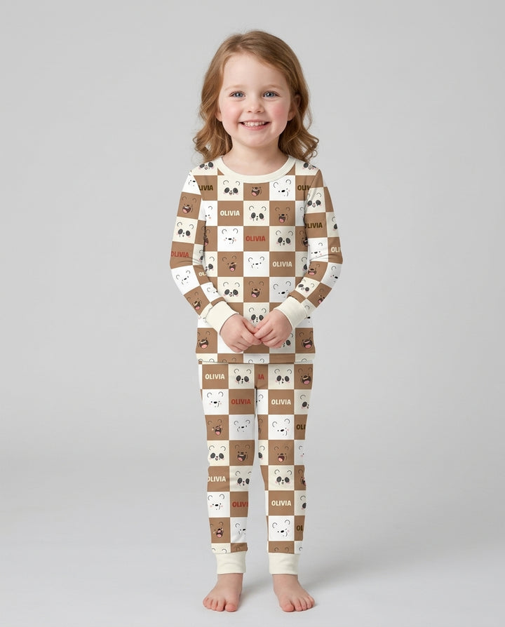 I Am Baby Bears Bamboo Two Piece Long Sleeve Pajama Set