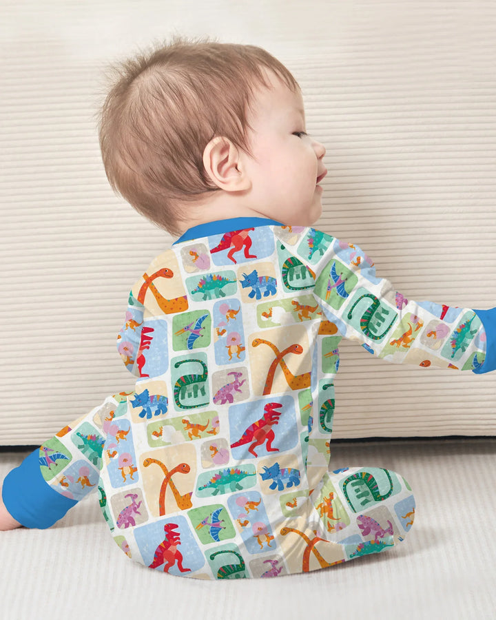 Rainbow Dino Friends Family Matching Bamboo Convertible Zippy