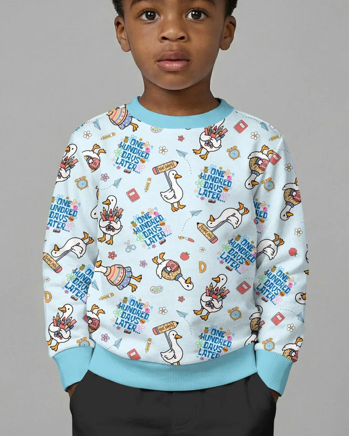 One Hundred Days Later Silly Goose Bamboo Crewneck Sweatshirt
