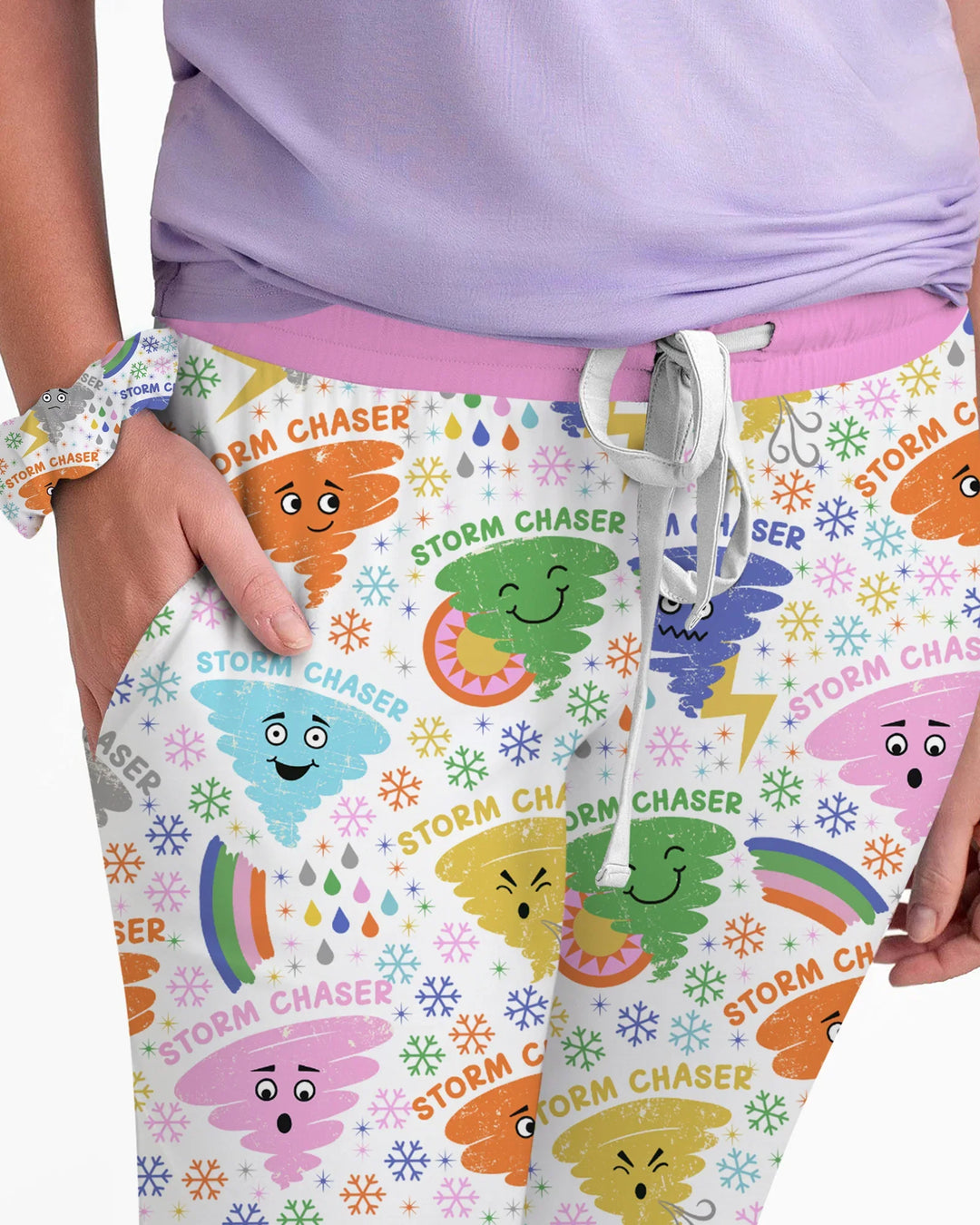 Tornado Family Matching Bamboo Women Pajama Set