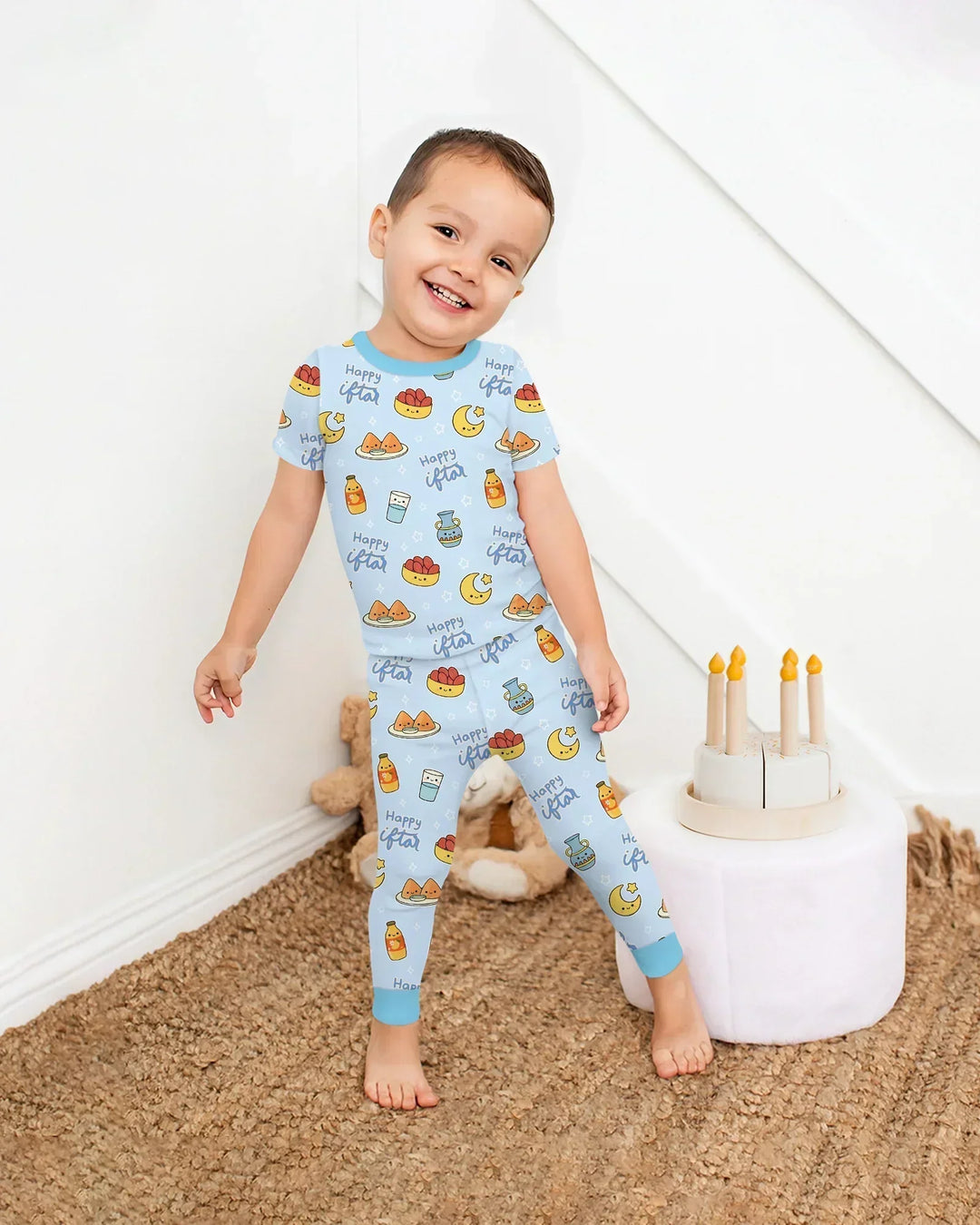 Iftar Party Bamboo Two Piece Short Sleeve Pajama Set
