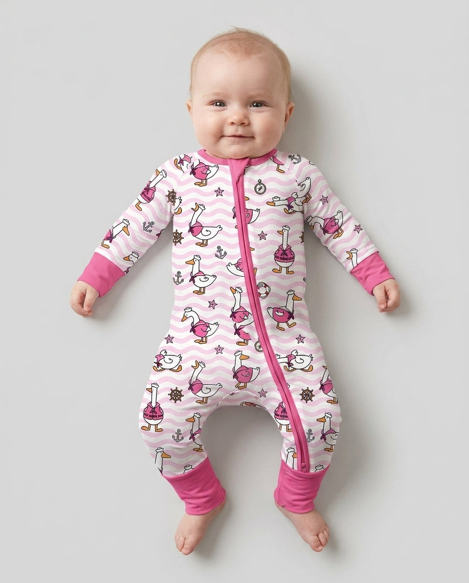 Silly Goose Sailor Bamboo Convertible Zippy