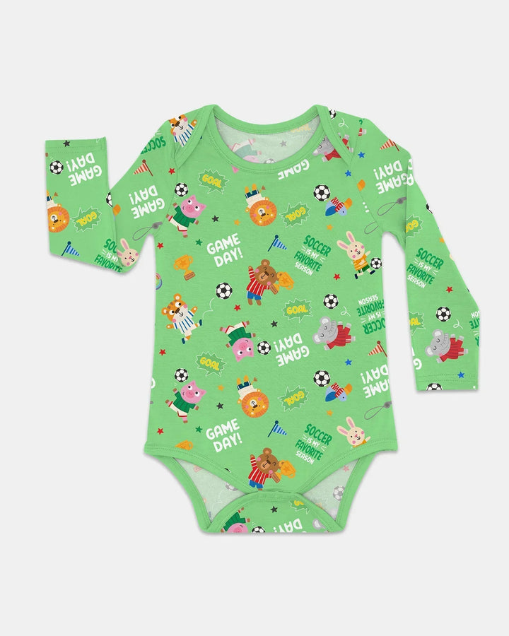 The World Cup Soccer Animals Bamboo Bodysuit