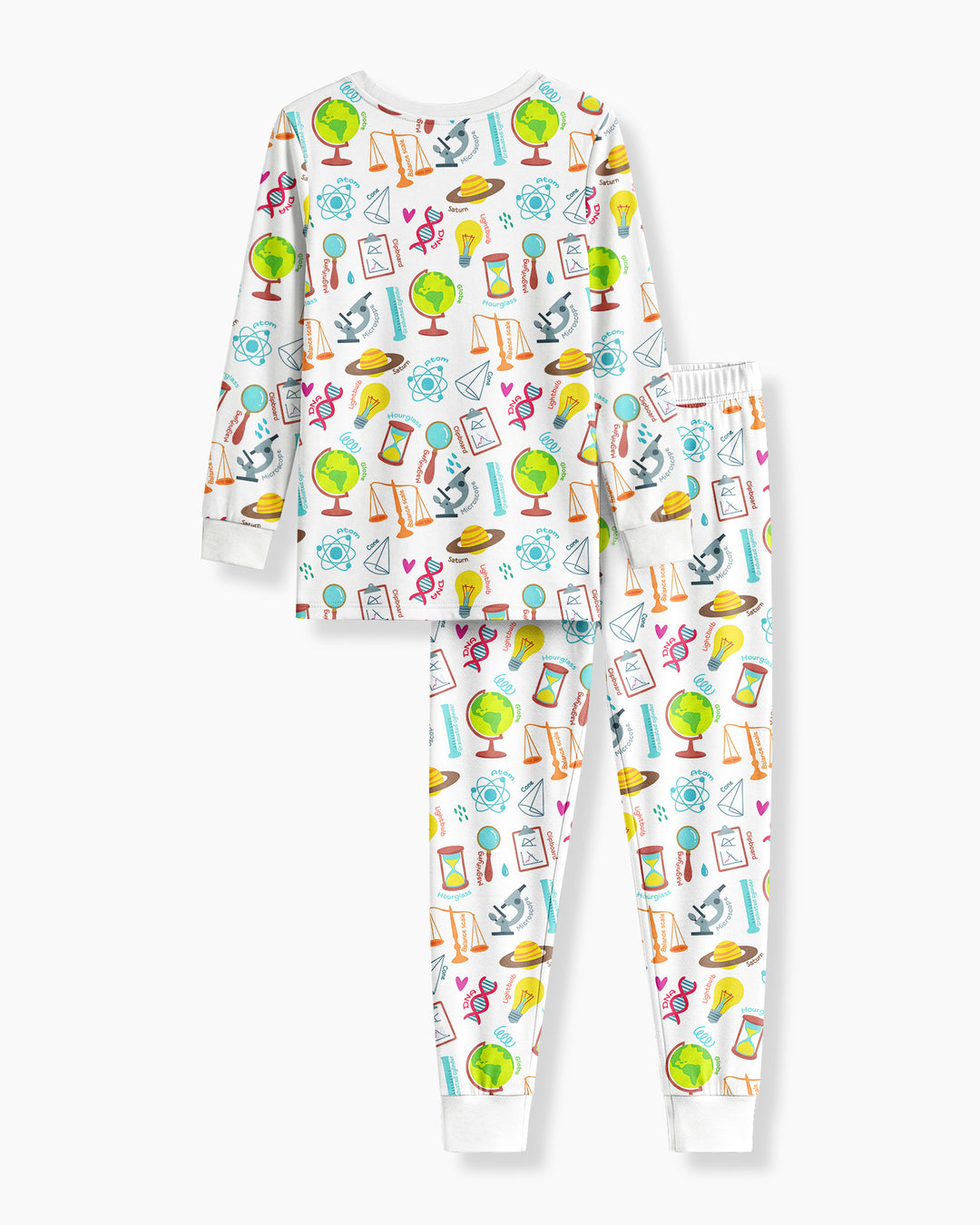 Template Bamboo Two Piece Long Sleeve Pyjamas Set