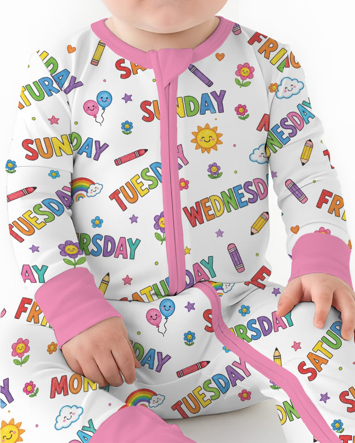 Days of the Week Bamboo Convertible Zippy