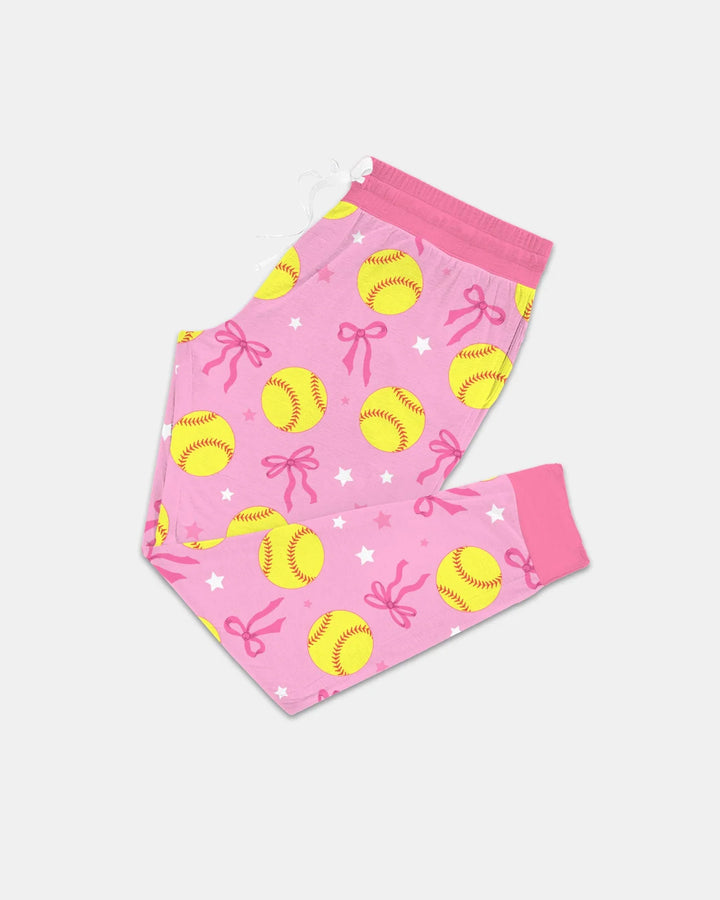 Softball Lovers Bamboo Women Pajama Set
