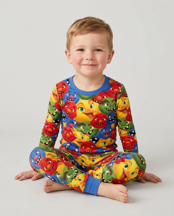 Let Have Some Fun Bamboo Two Piece Long Sleeve Pajama Set