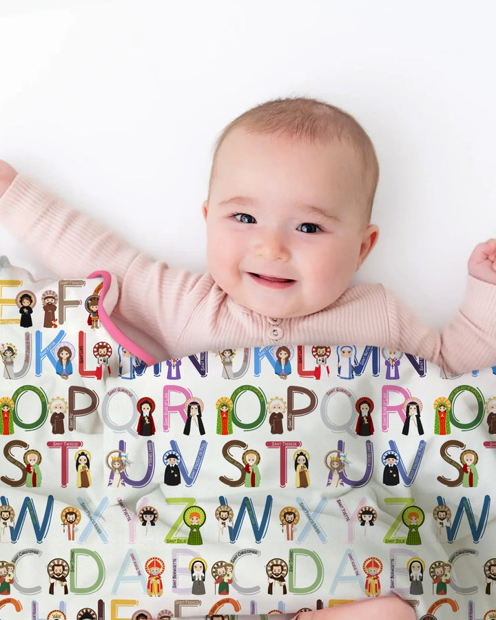 Saint ABCs Bamboo Blanket