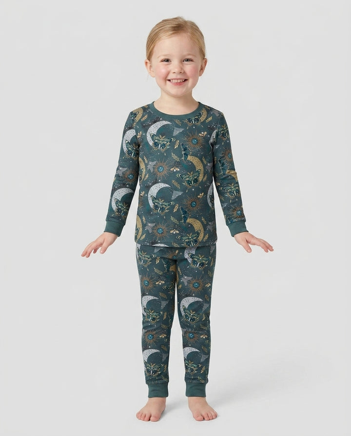Template Bamboo Two Piece Long Sleeve Pyjamas Set